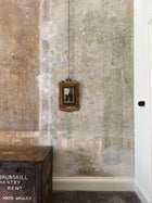 A Flame Stitch Wall Mirror