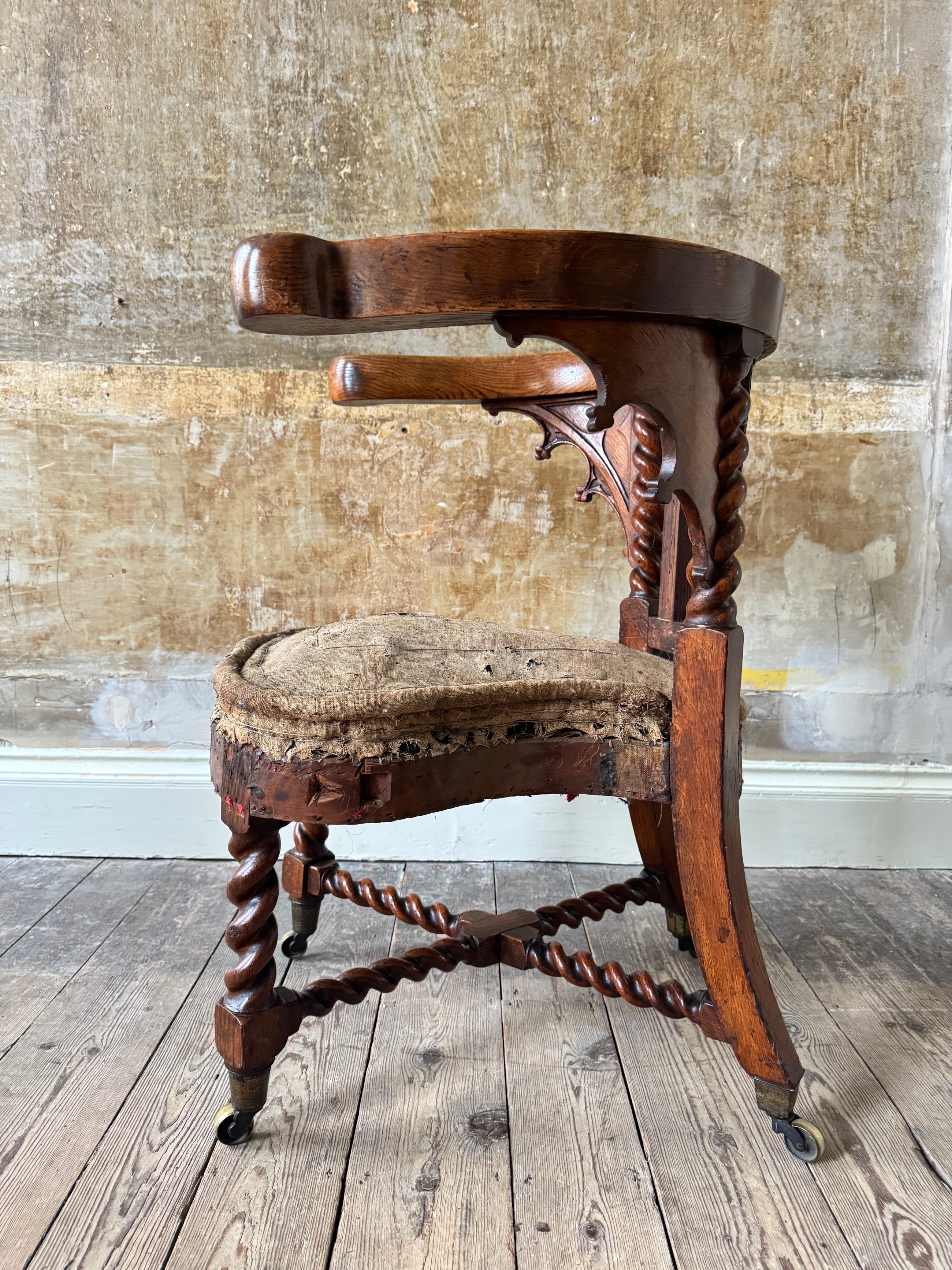 George IV Gothic Library Armchair