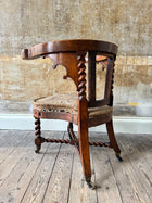 George IV Gothic Library Armchair