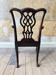 A George II Country Chippendale Armchair