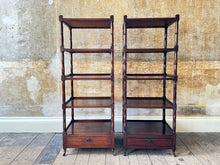 A Pair of 19th Century Mahogany Whatnots