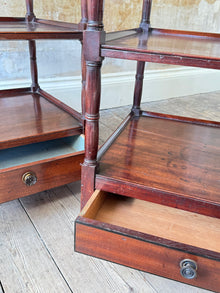 A Pair of 19th Century Mahogany Whatnots