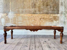 A George IV Gilt Walnut Bench