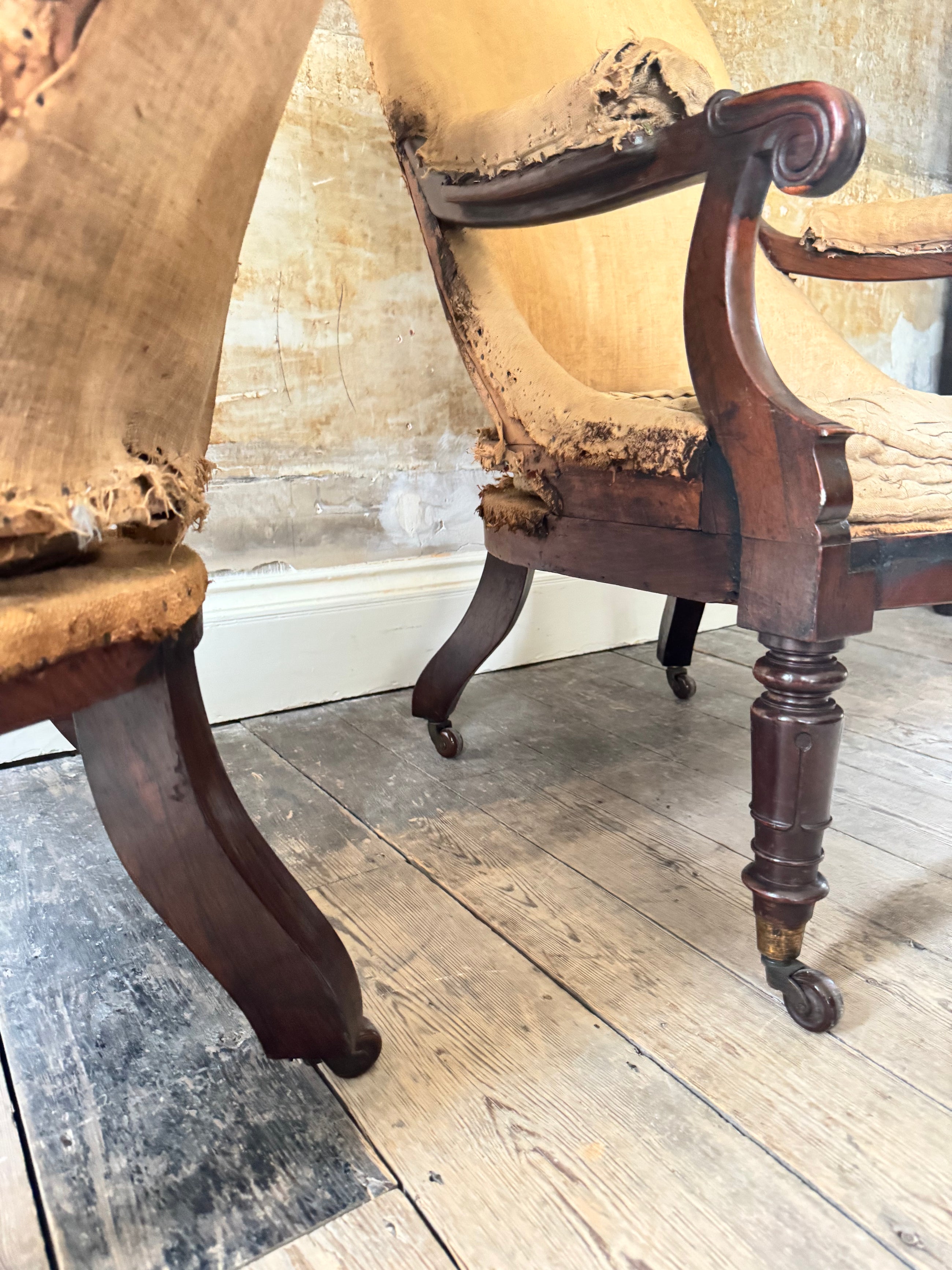 A Pair of 19th Century Armchairs