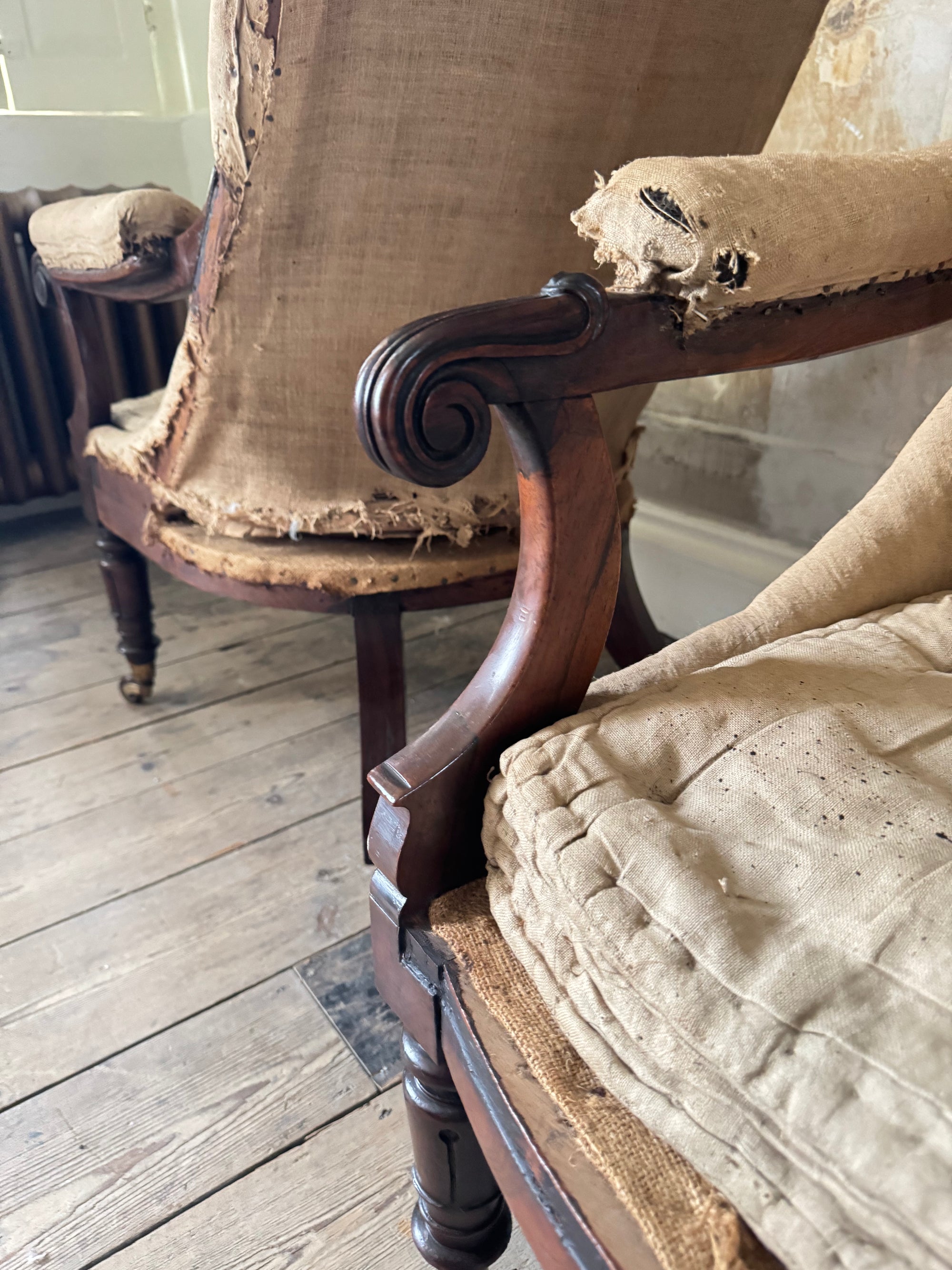 A Pair of 19th Century Armchairs