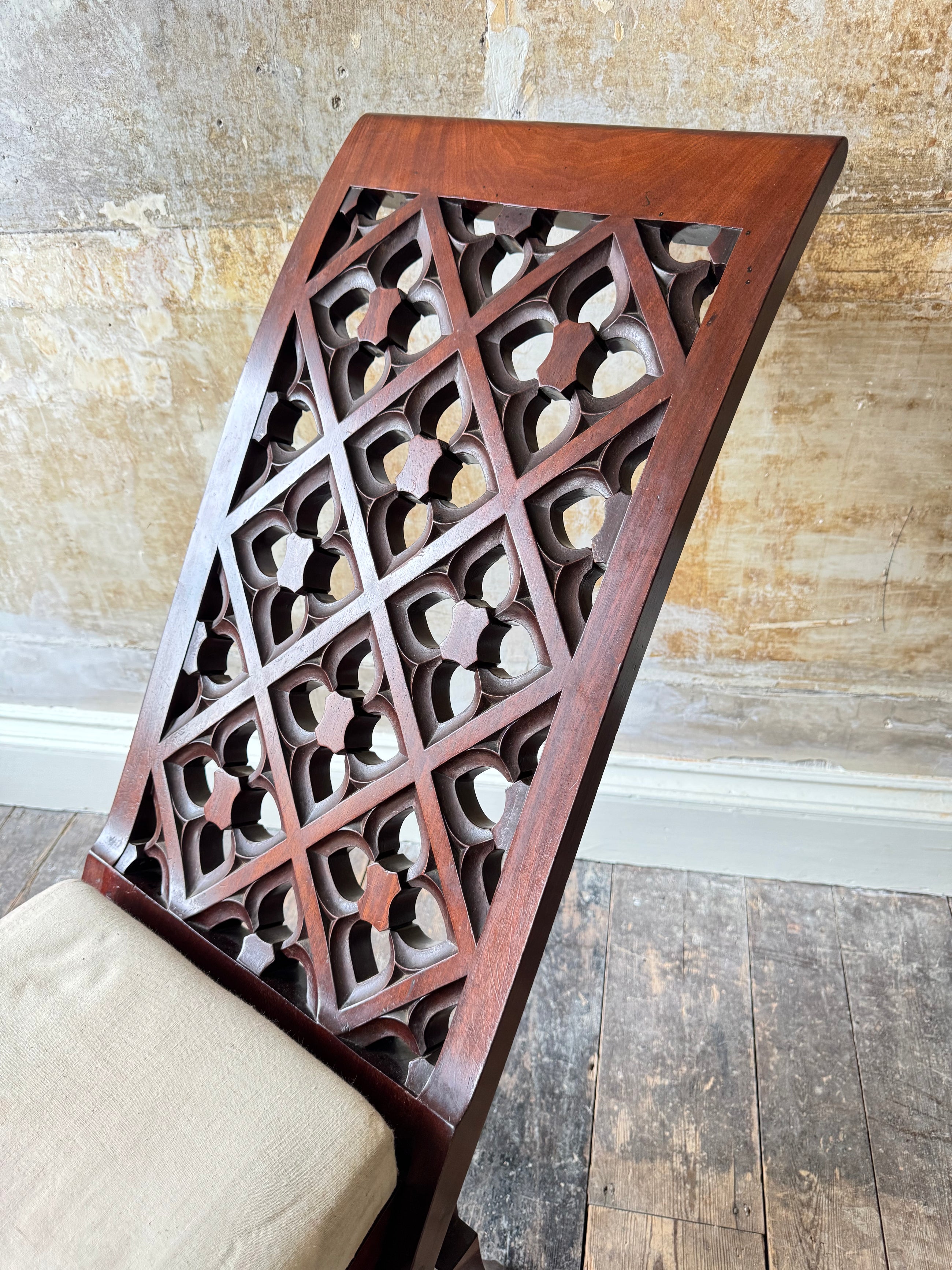 A 19th Century Gothic Revival Chair by T & A Blain