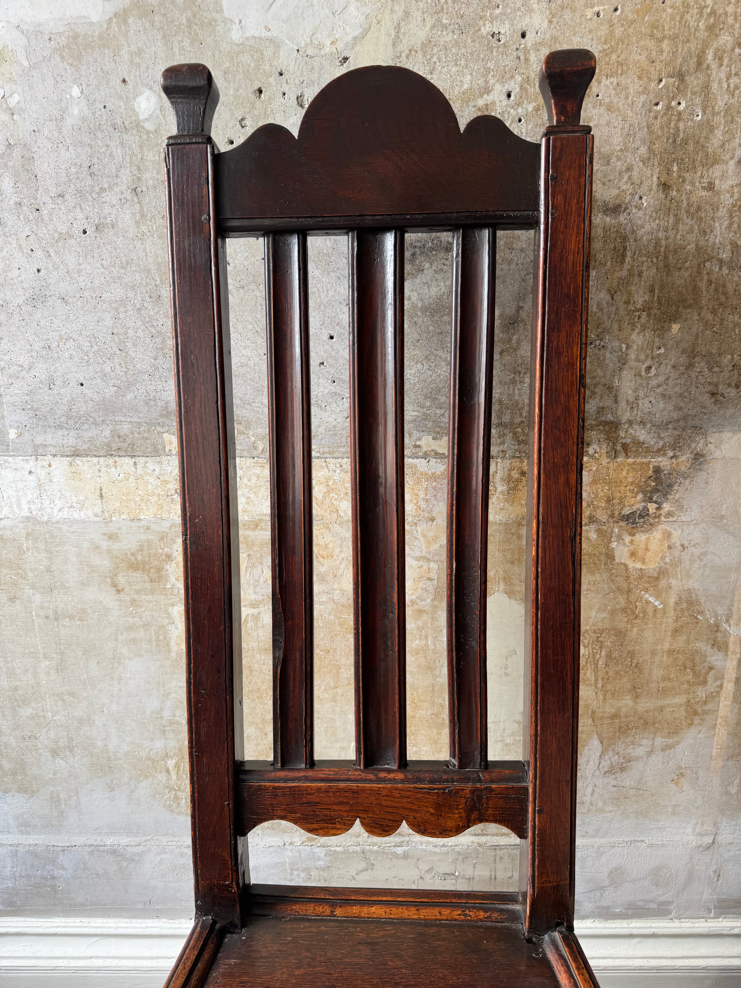 A Pair of Charles II Oak Chairs