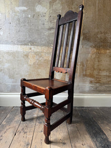 A Pair of Charles II Oak Chairs