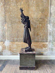 An Italian Cedar Wood Statue