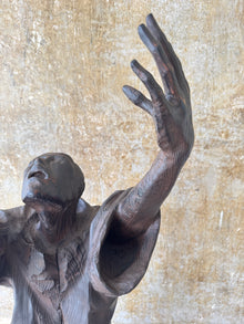 An Italian Cedar Wood Statue