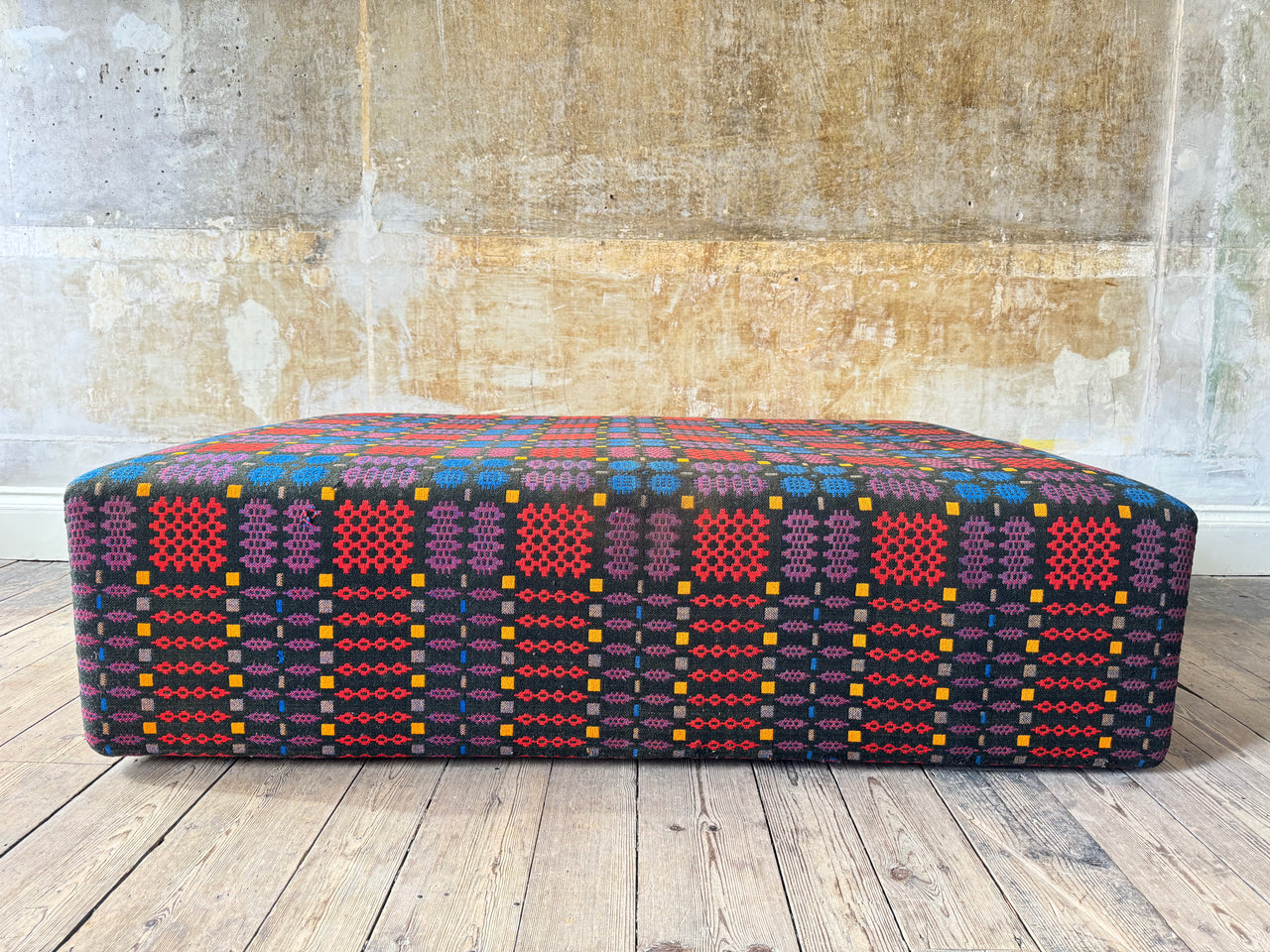 Welsh Blanket Ottoman