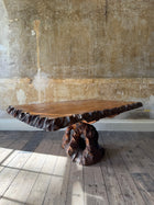 Japanese Chip Carved Coffee Table