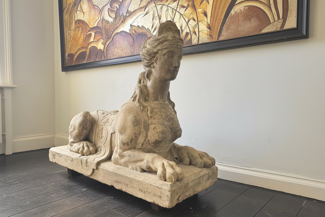 Coade Stone Sphinx