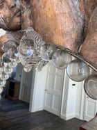 A Pair of Oval Glass Sphere Mirrors