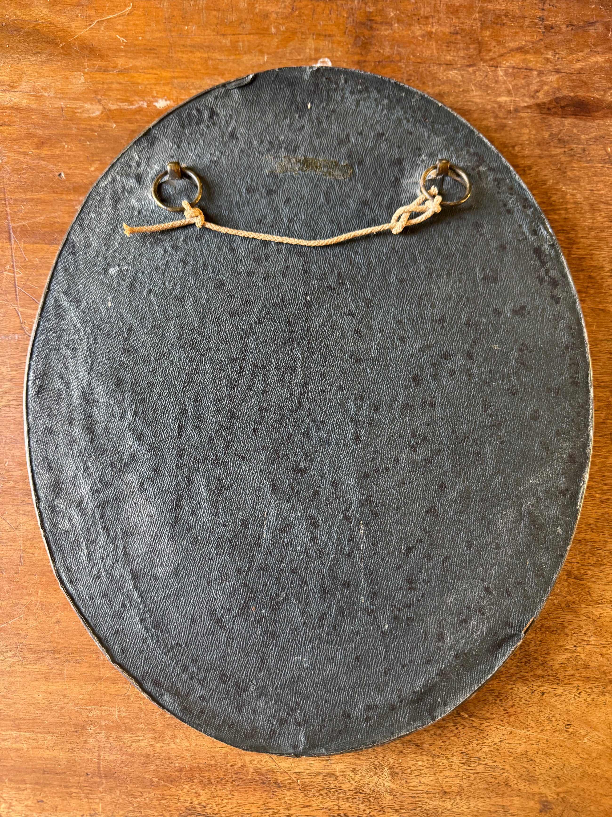 A Pair of Oval Glass Sphere Mirrors