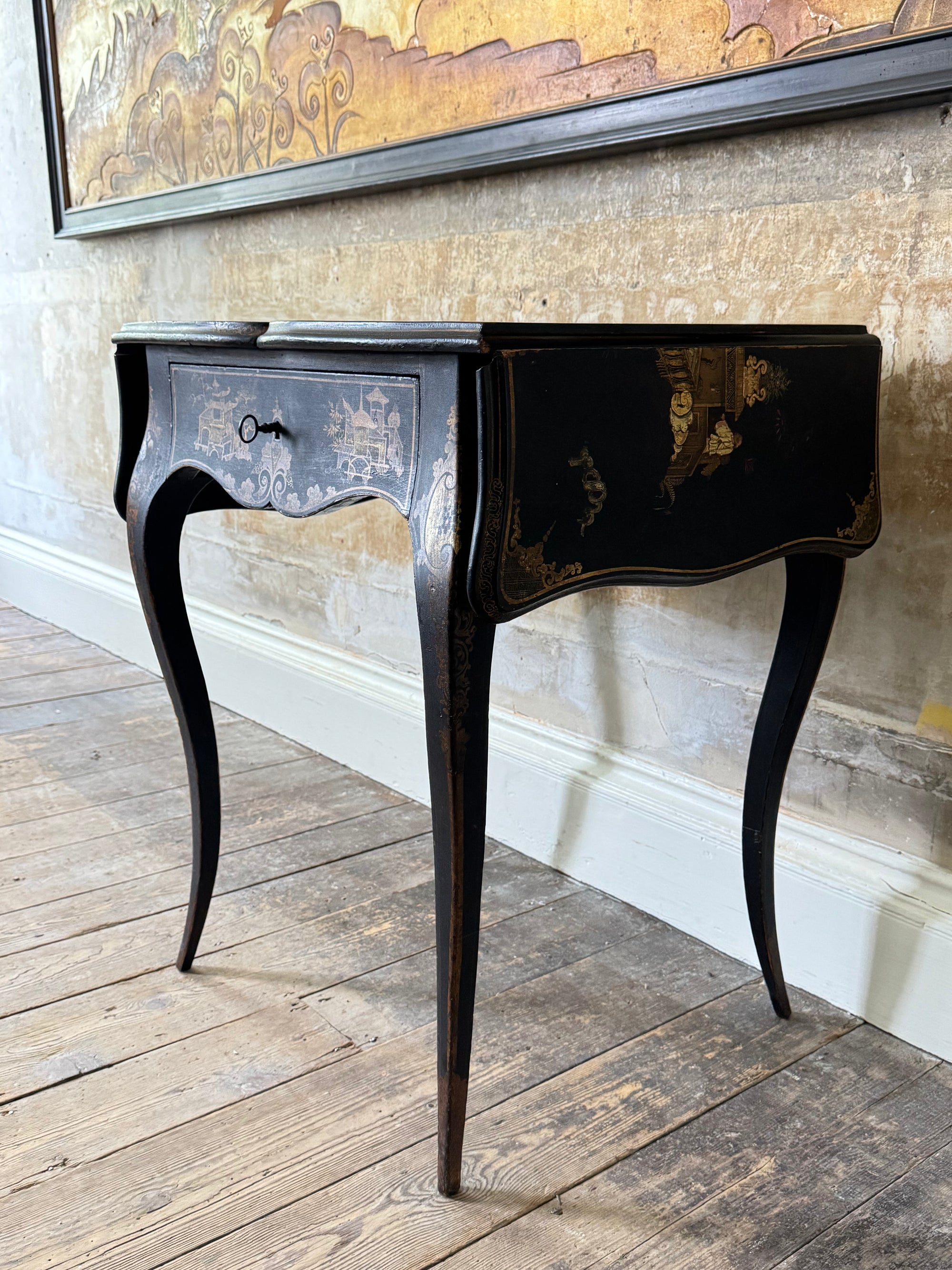 A 19th Century Chinoiserie Pembroke Table
