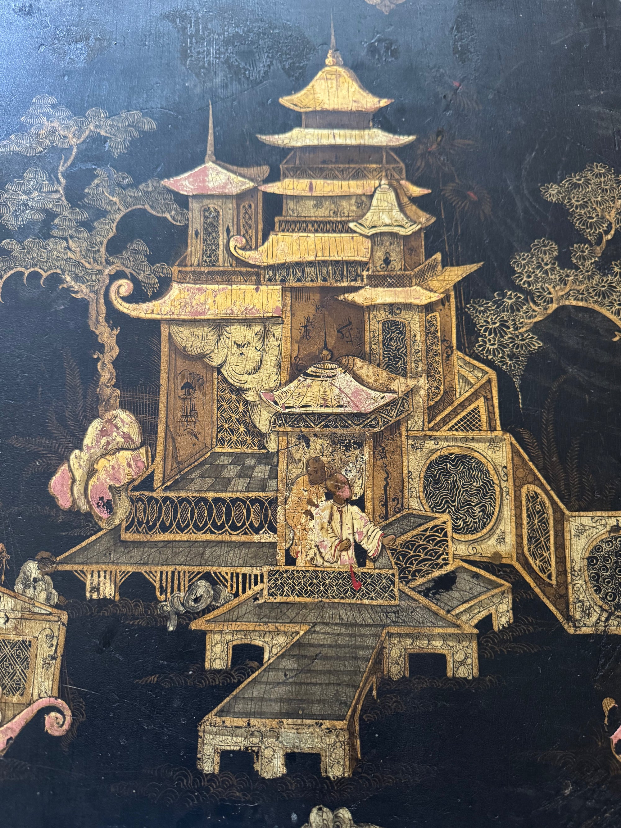 A 19th Century Chinoiserie Pembroke Table