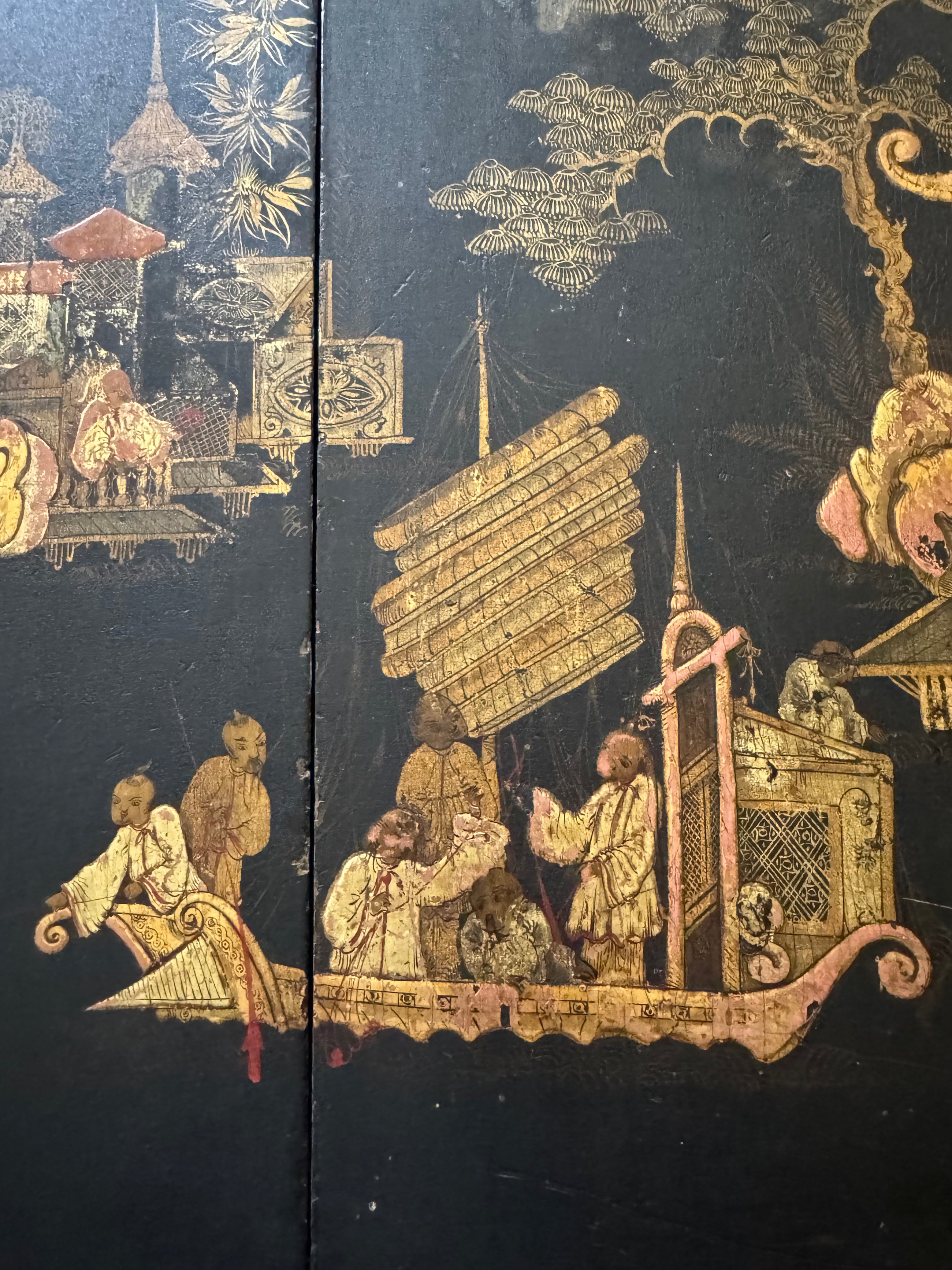 A 19th Century Chinoiserie Pembroke Table