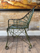 A Pair of Wirework Armchairs