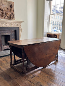 A Charles II Double Gate Leg Table
