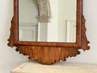 A Late 18th Century Walnut Fret Mirror