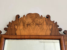 A Late 18th Century Walnut Fret Mirror