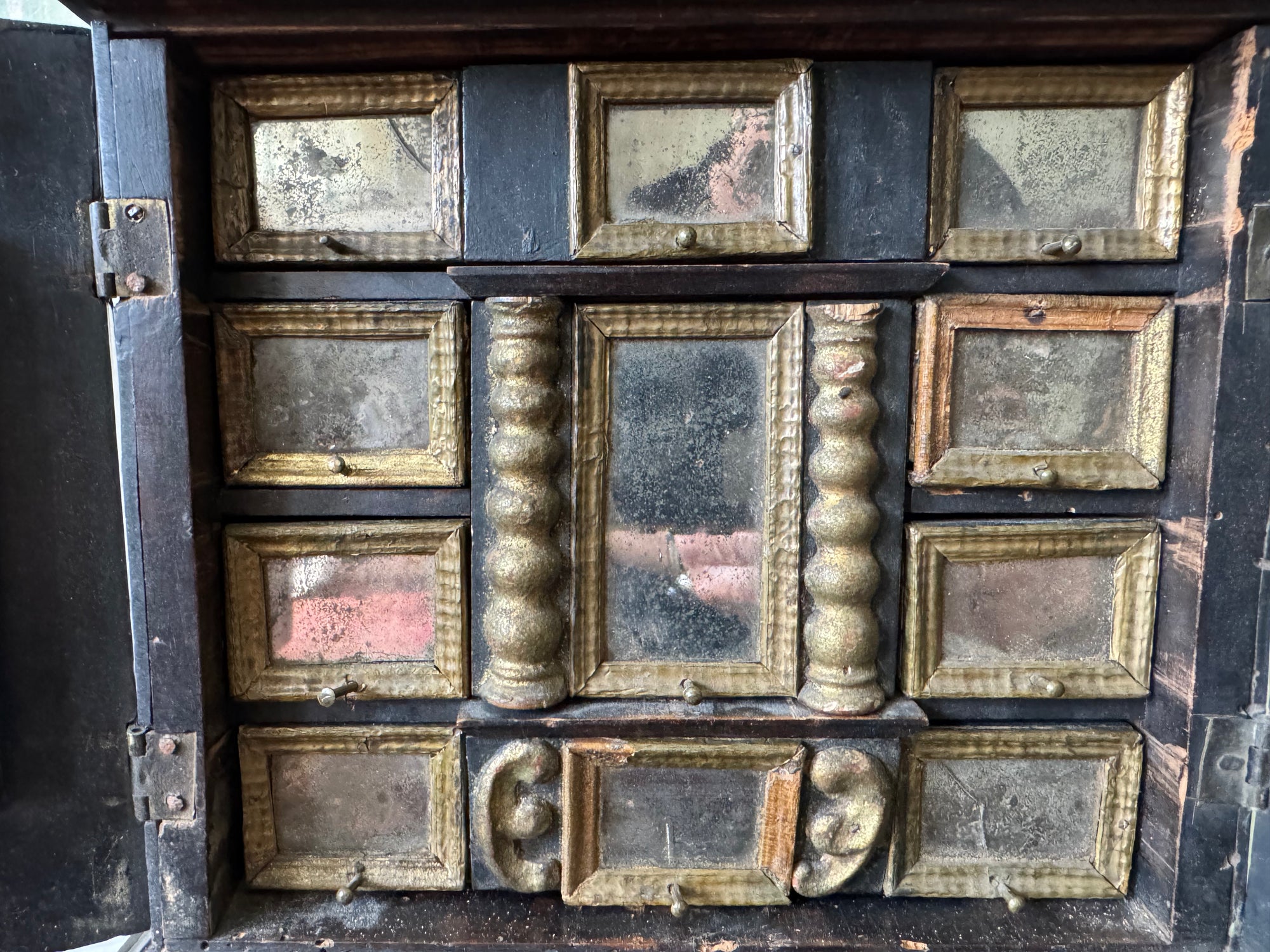 Early 18th Century Walnut Table Cabinet