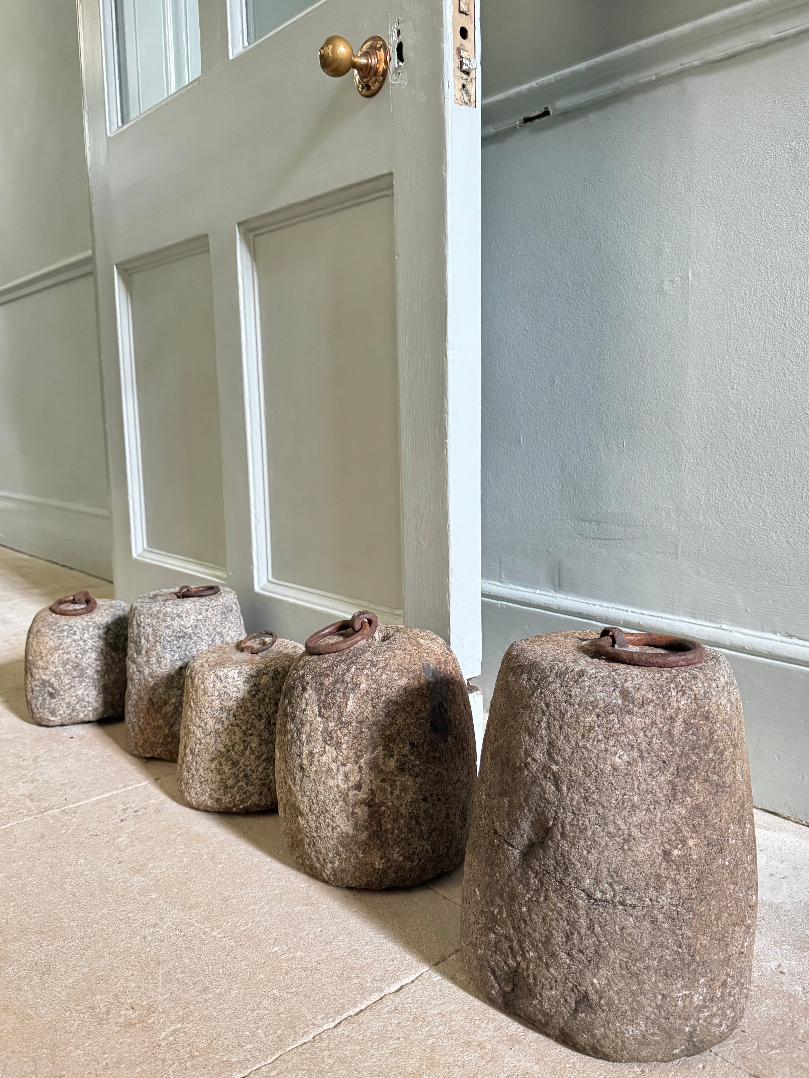 19th Century Scottish Granite Tether Stones