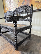 18th Century Ebonised Bench