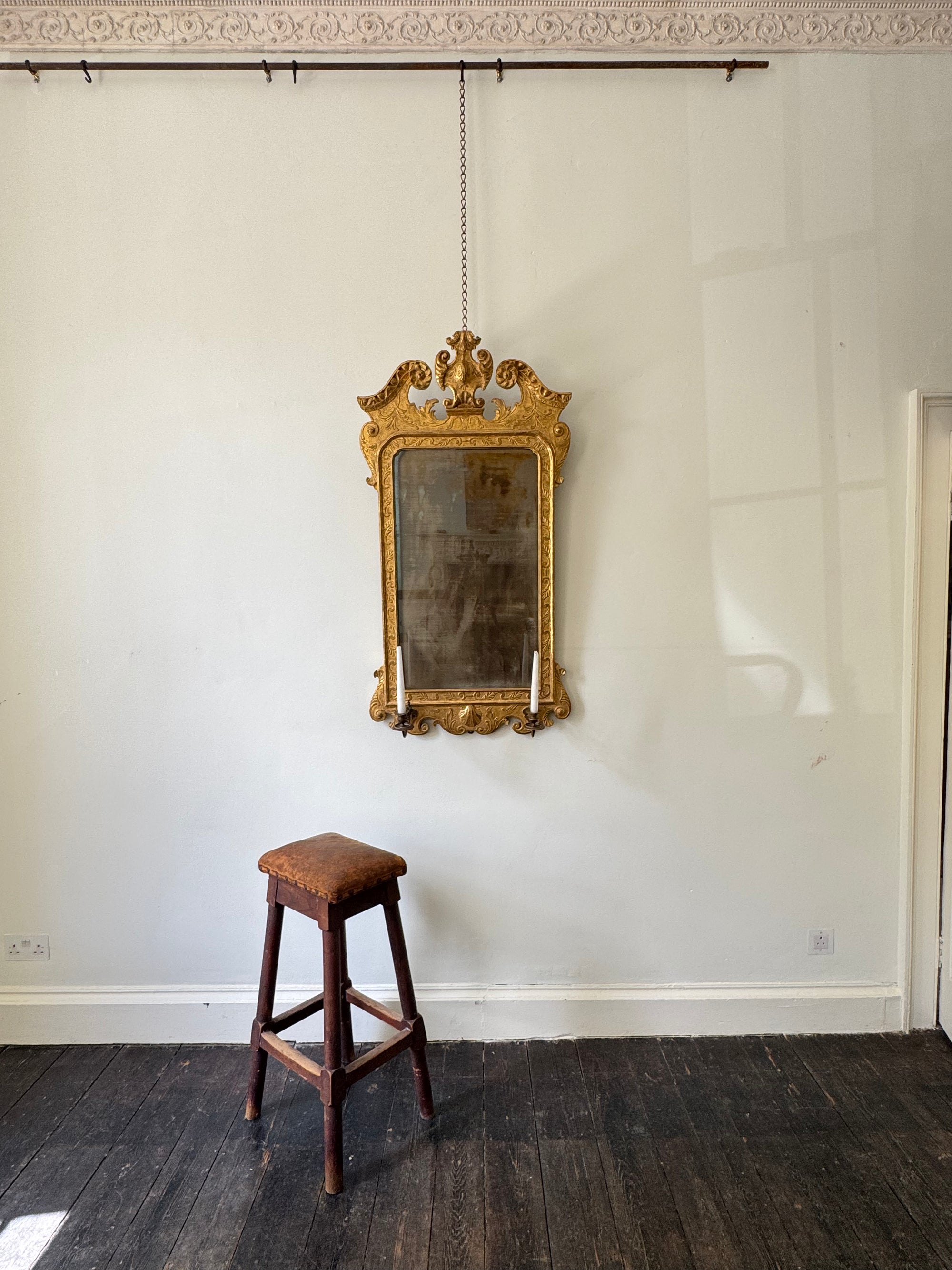A George II Giltwood Mirror
