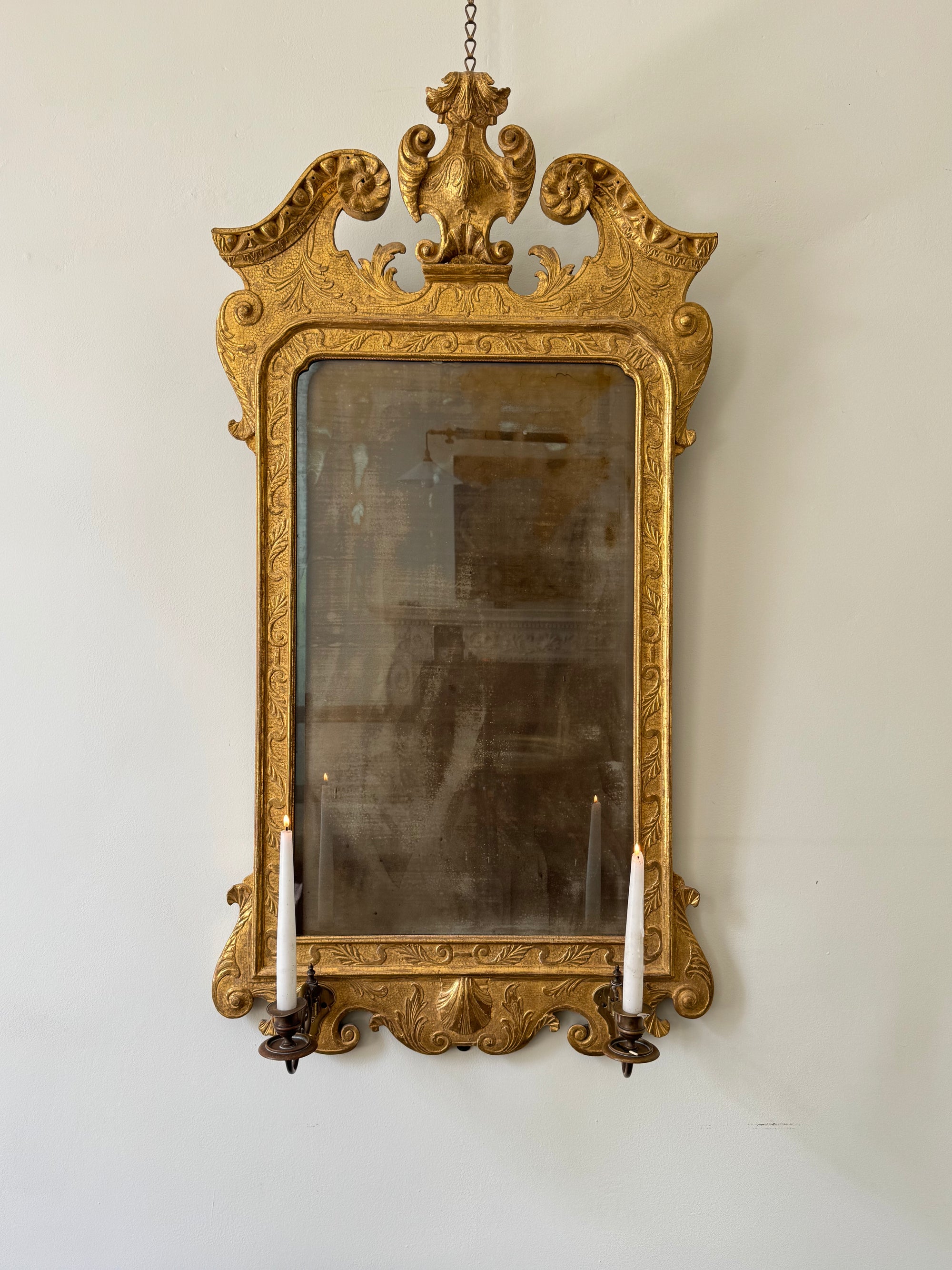A George II Giltwood Mirror