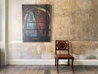 Large Abstract Oil on Canvas