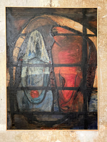 Large Abstract Oil on Canvas