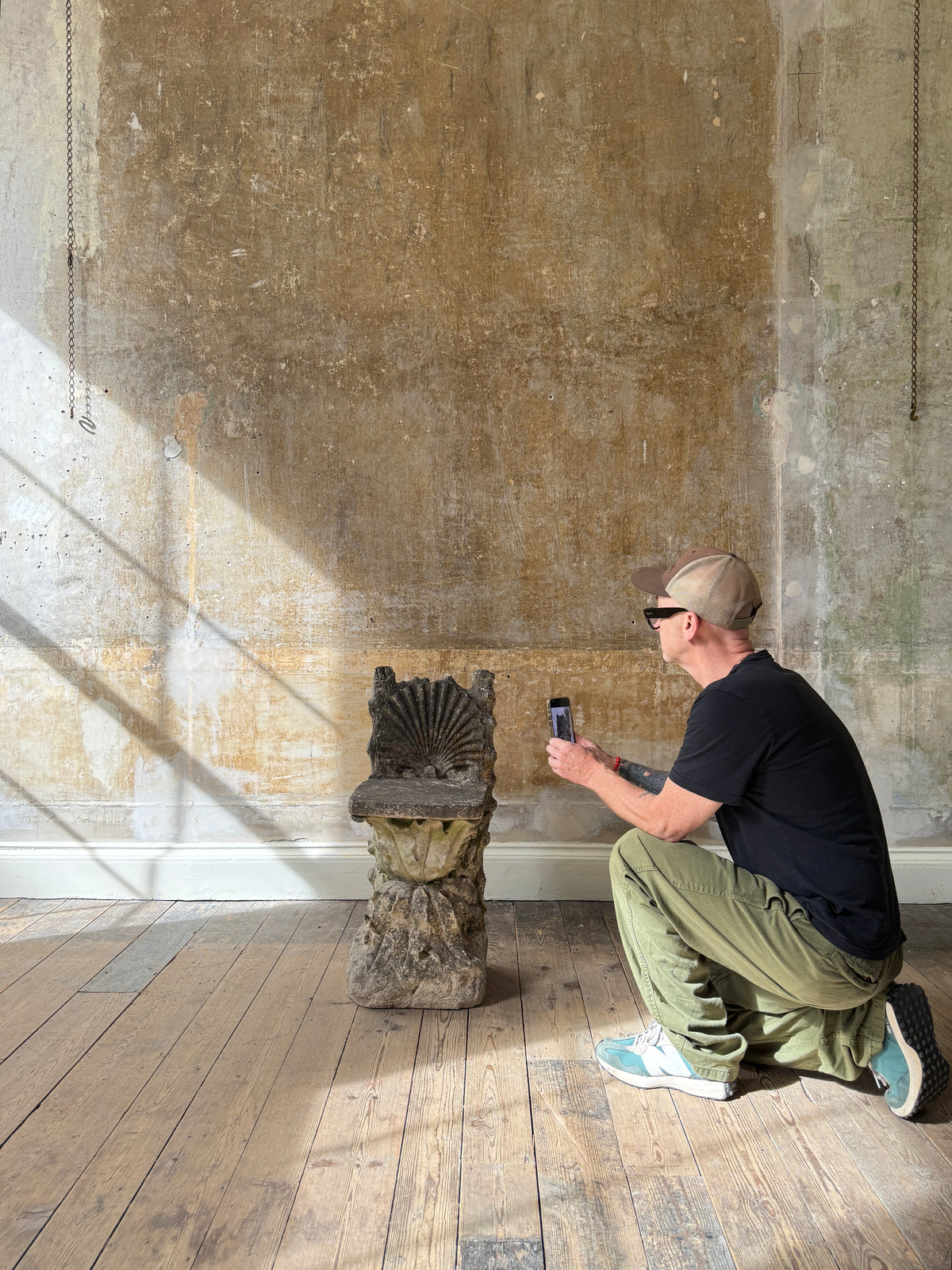 Italian stone chair