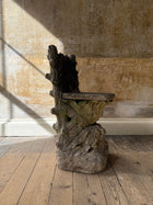 Italian stone chair