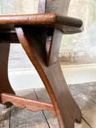 A George III Hall Chair of Scabello Form