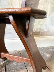 A George III Hall Chair of Scabello Form