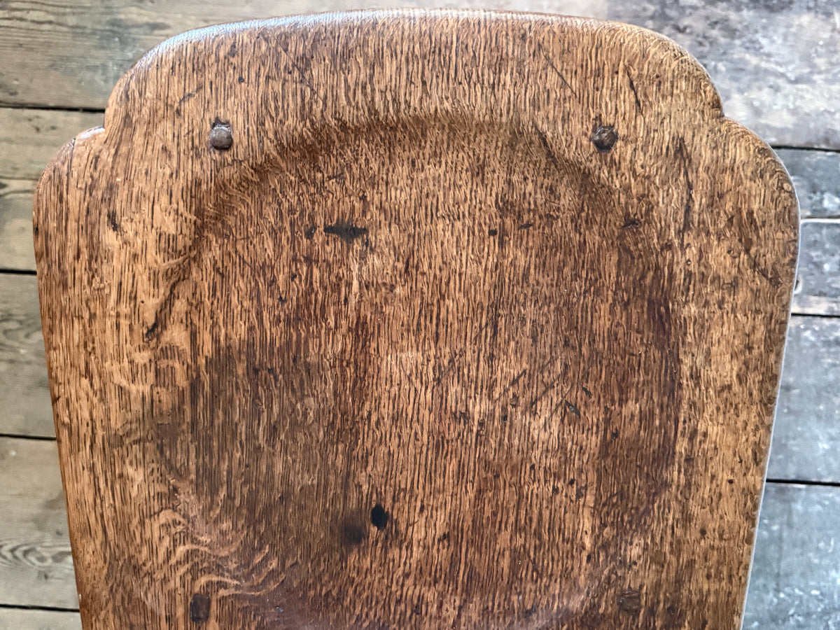A George III Hall Chair of Scabello Form