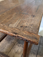 A Charles II Joined Oak Side Table
