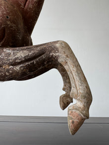 A Pair of Chinese Tang Dynasty Terracotta Polo Players