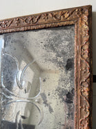 A Queen Anne Triple Plate Overmantel Mirror