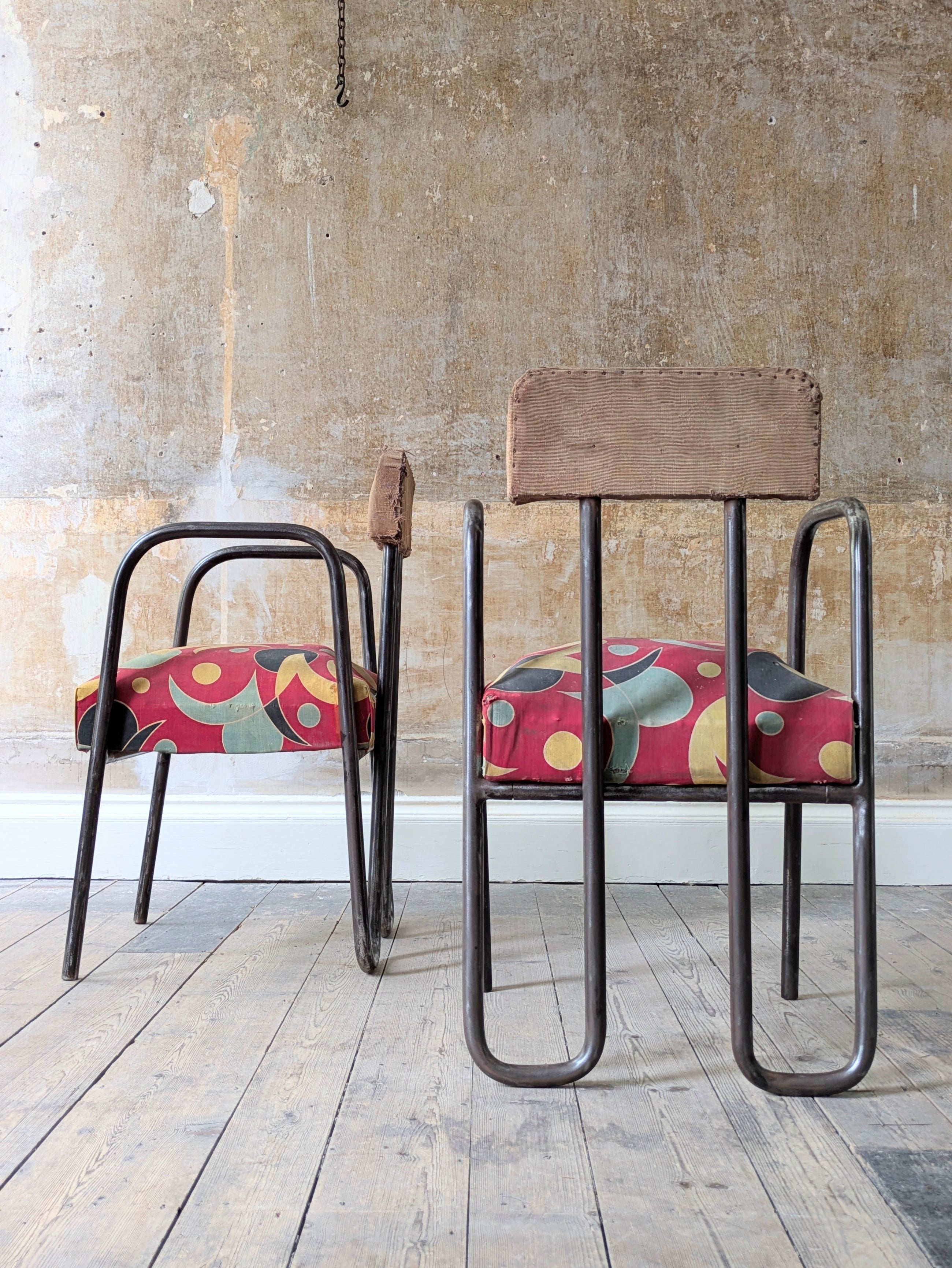 Tubular Steel Modernist Chairs
