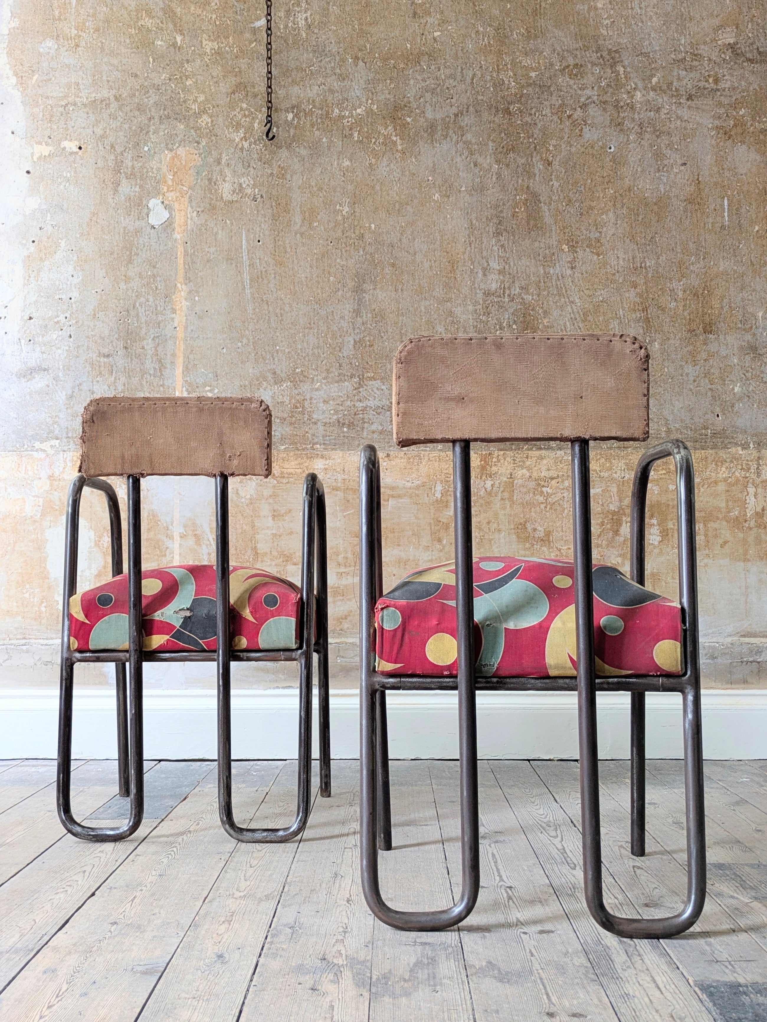 Tubular Steel Modernist Chairs