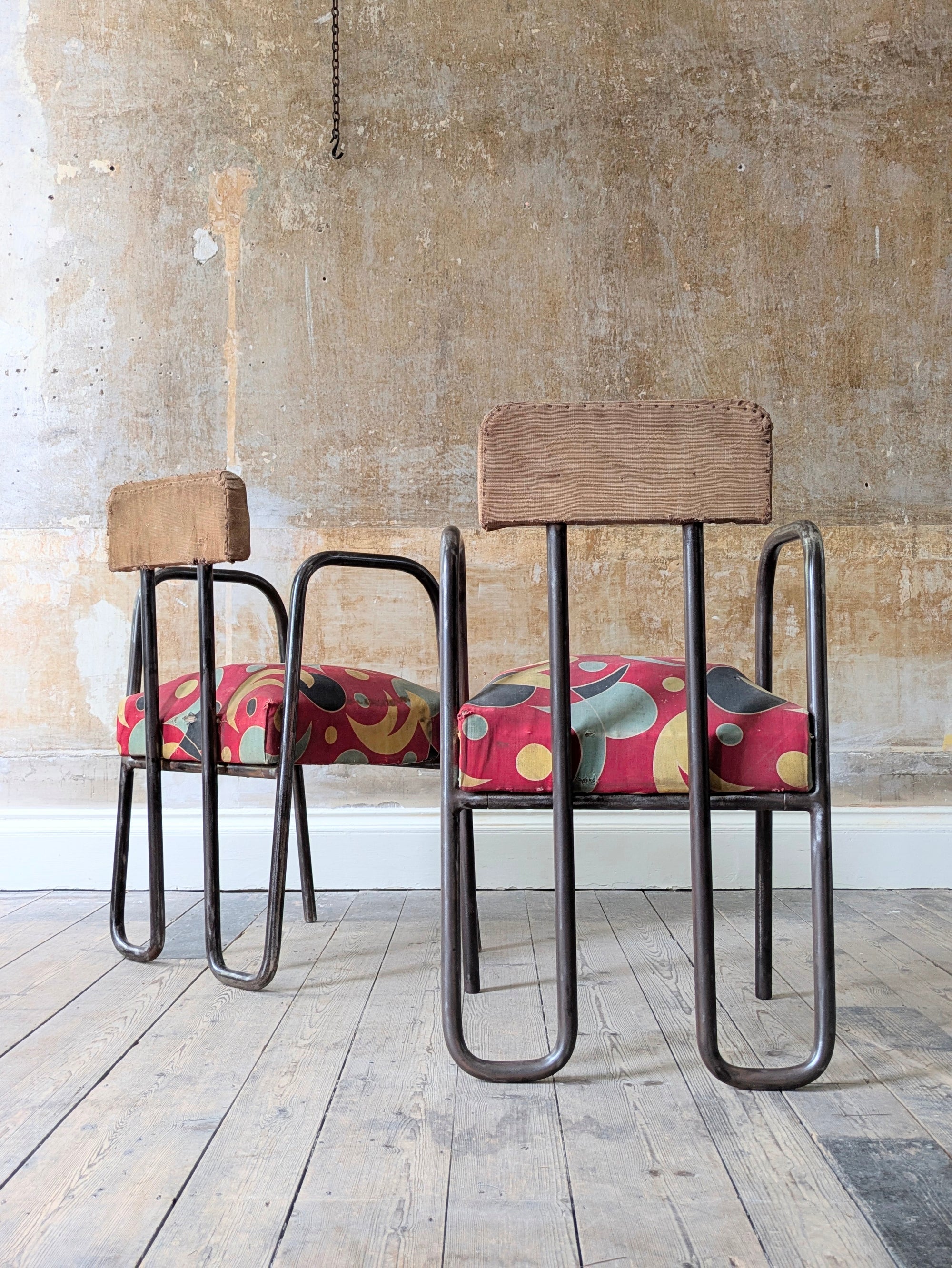 Tubular Steel Modernist Chairs