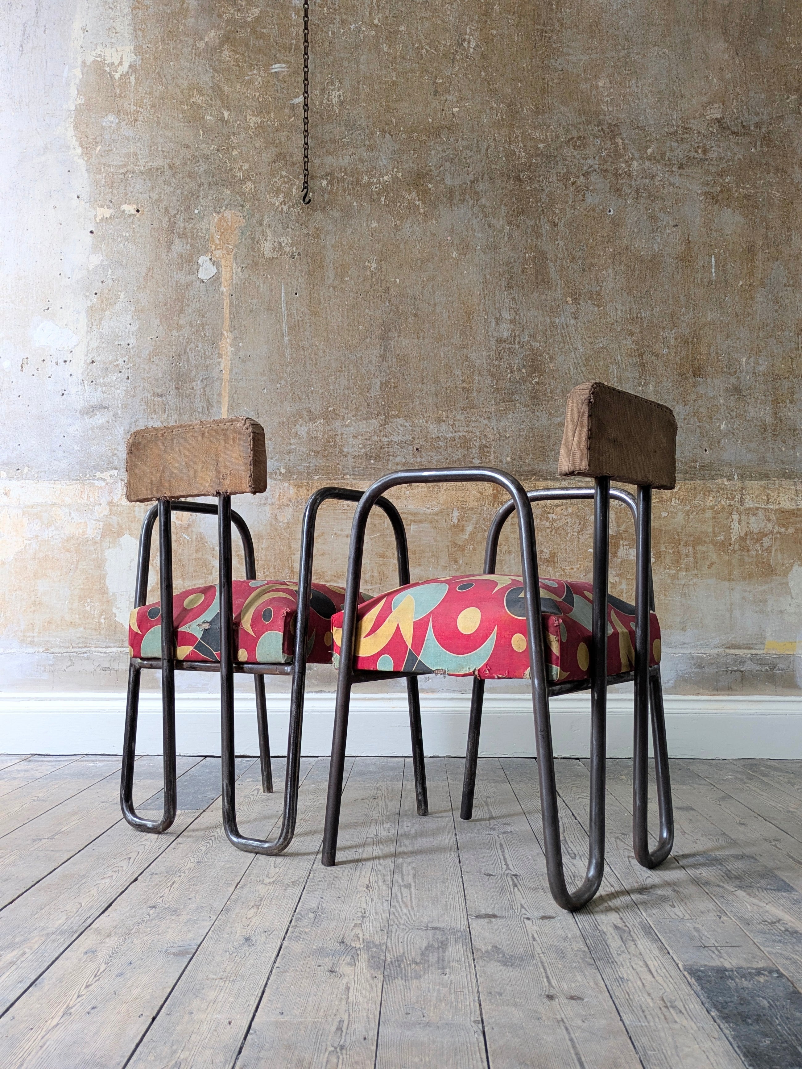 Tubular Steel Modernist Chairs