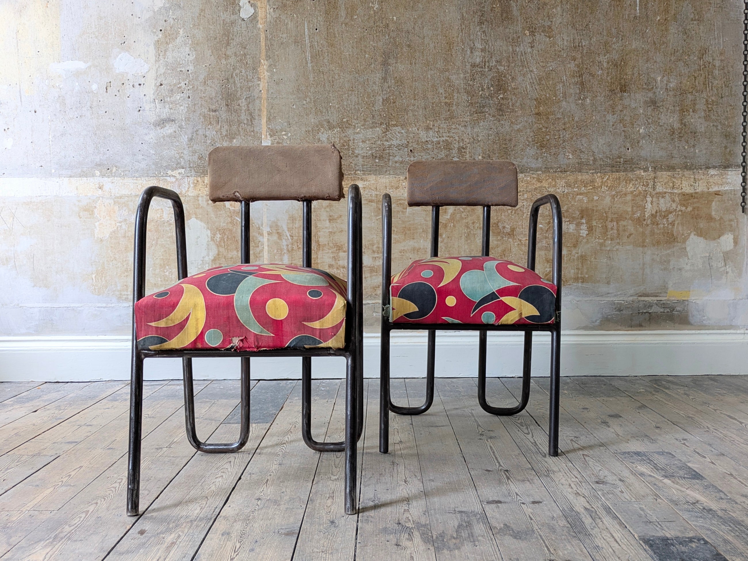 Tubular Steel Modernist Chairs