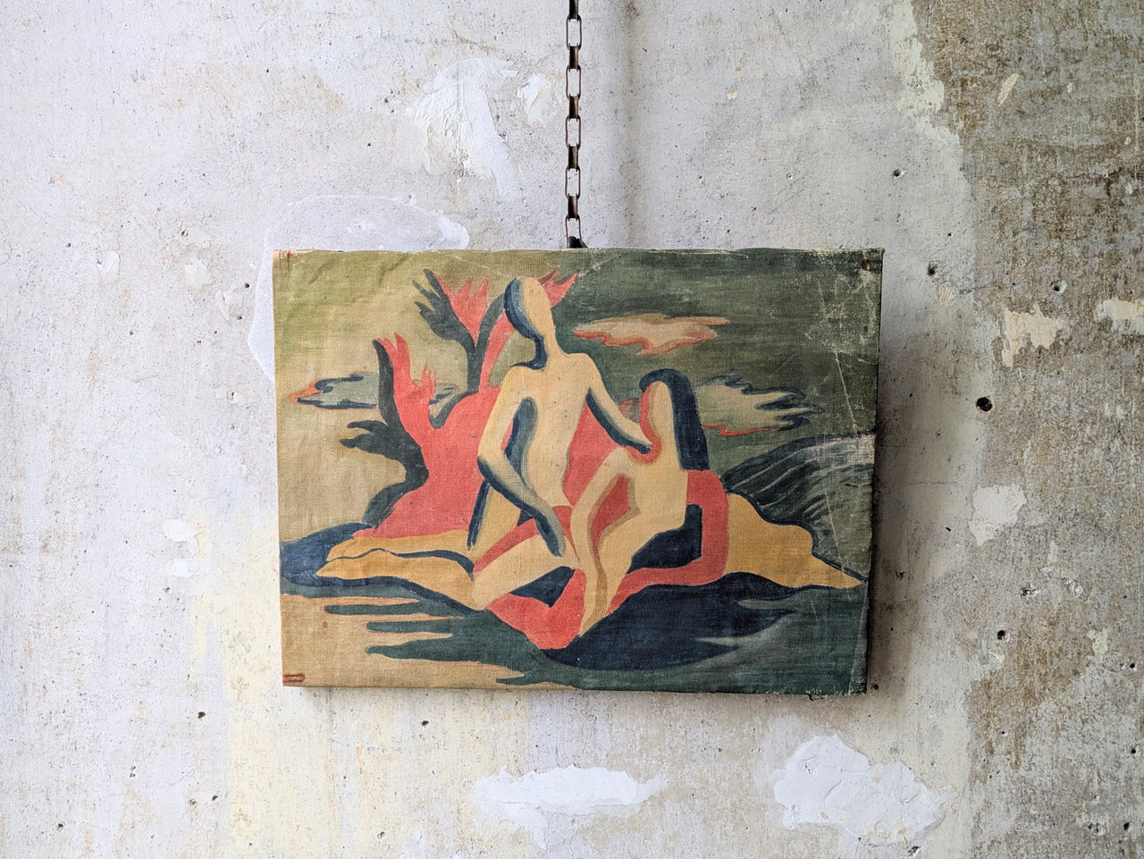 Avant-Garde Oil on Canvas