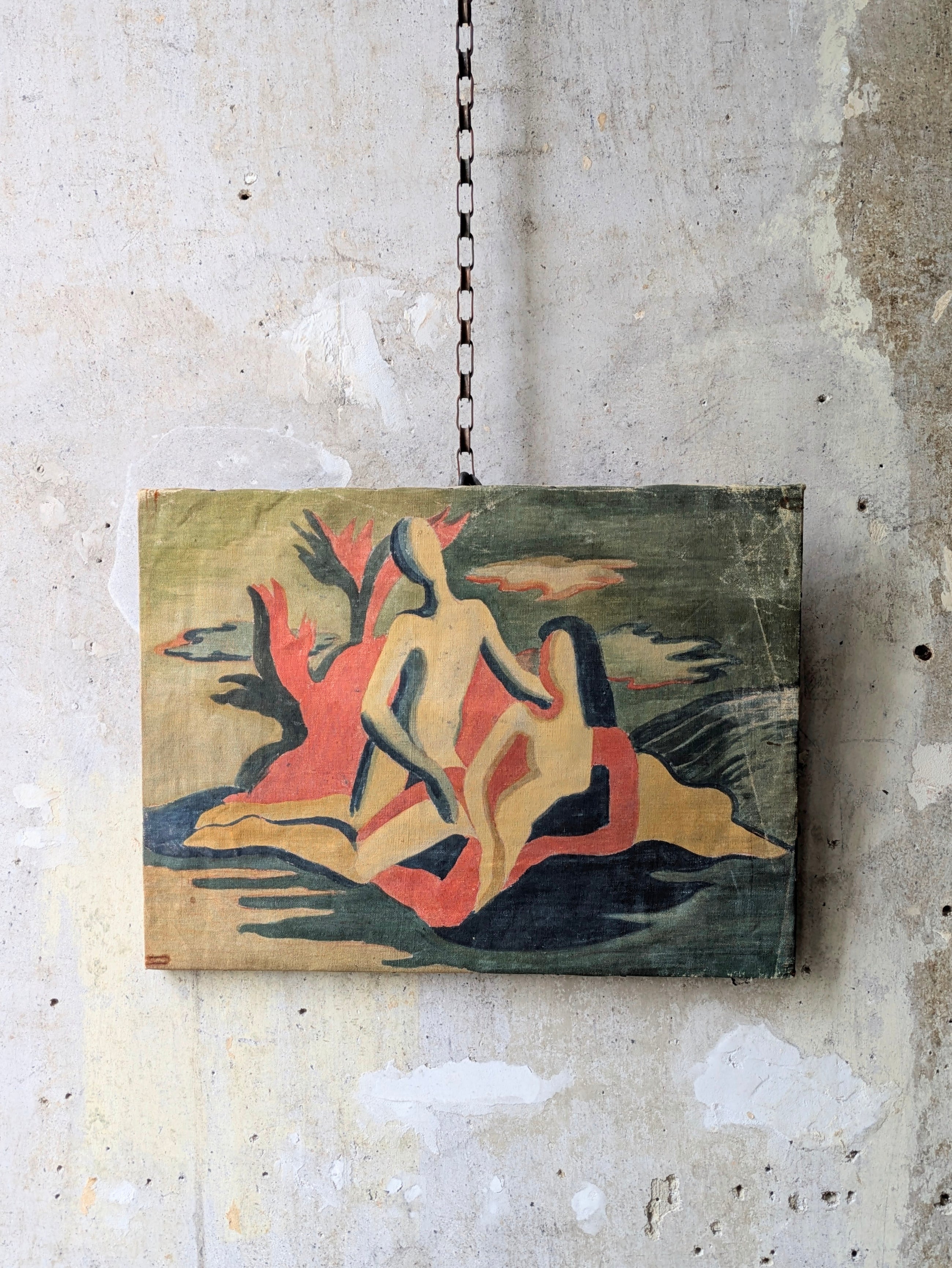Avant-Garde Oil on Canvas