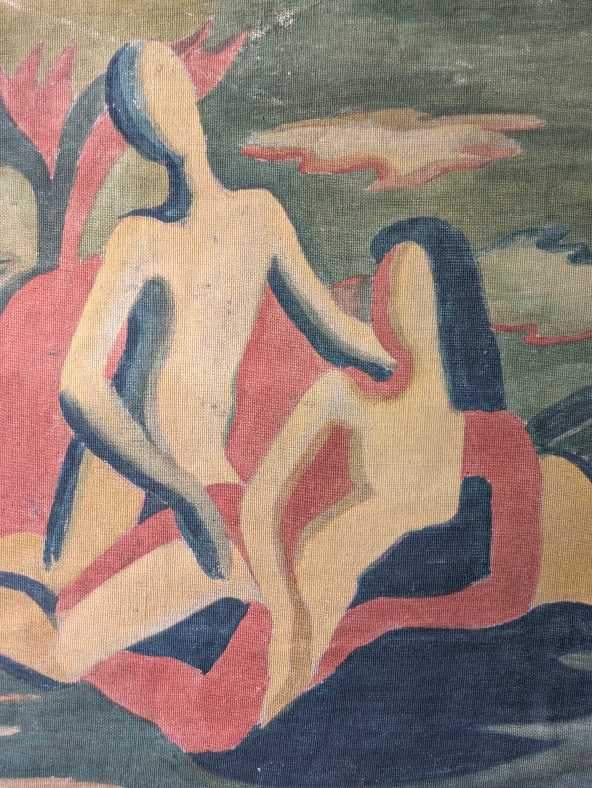 Avant-Garde Oil on Canvas