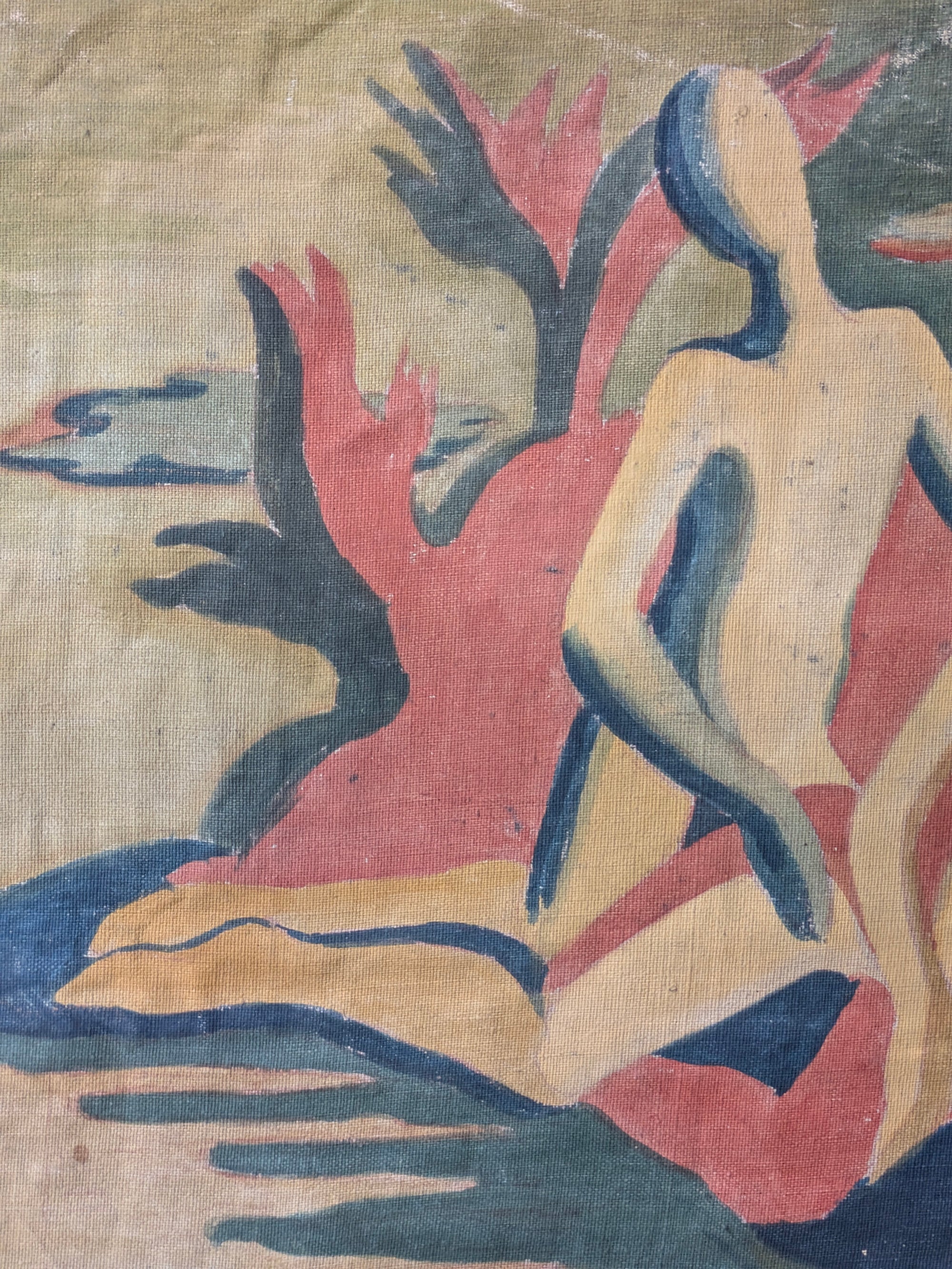 Avant-Garde Oil on Canvas
